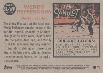2018 Topps Archives - The Sandlot #SL-WP Wendy Peffercorn Back