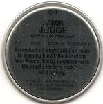 2018 Topps Archives - 1980s Topps Coins #C-1 Aaron Judge Back