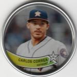 2018 Topps Archives - 1980s Topps Coins #C-6 Carlos Correa Front