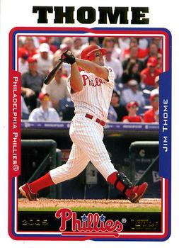 2005 Topps #25 Jim Thome Front