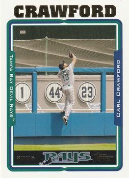 2005 Topps #42 Carl Crawford Front