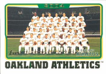 2005 Topps #658 Oakland Athletics Front