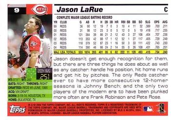 2005 Topps #9 Jason LaRue Back