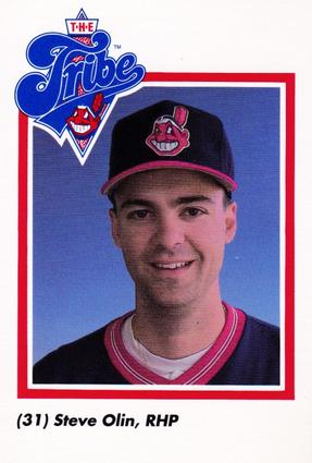 1990 Cleveland Indians The Tribe #31 Steve Olin Front