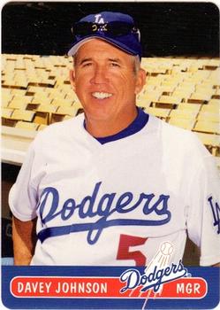 2000 Keebler Los Angeles Dodgers #1 Davey Johnson Front