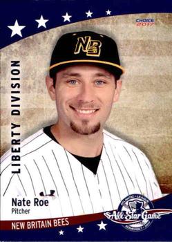2017 Choice Atlantic League All-Stars #19 Nate Roe Front