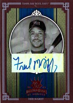 2005 Donruss Diamond Kings - Signature Framed Red Black and White #223 Fred McGriff Front