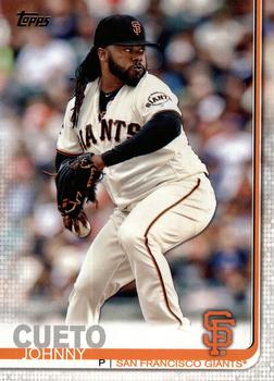 2019 Topps #154 Johnny Cueto Front