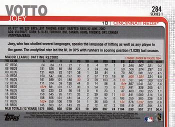 2019 Topps #284 Joey Votto Back