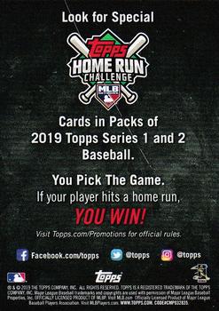 2019 Topps #NNO Home Run Challenge - Series 2 Back