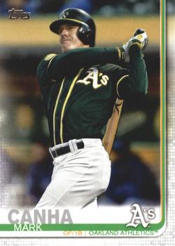 2019 Topps #612 Mark Canha Front