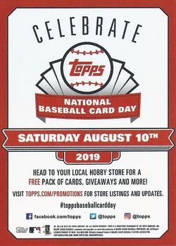 2019 Topps #NNO Update Series Silver Pack Promotion Back