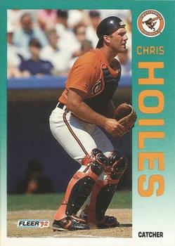 1992 Fleer #9 Chris Hoiles Front