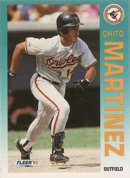 1992 Fleer #13 Chito Martinez Front