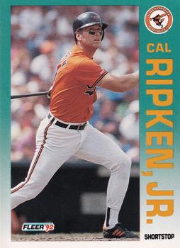 1992 Fleer #26 Cal Ripken, Jr. Front