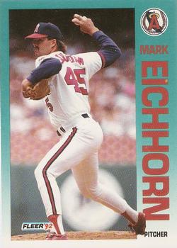 1992 Fleer #55 Mark Eichhorn Front