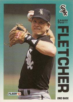 1992 Fleer #80 Scott Fletcher Front