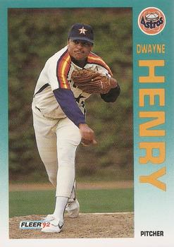 1992 Fleer #436 Dwayne Henry Front