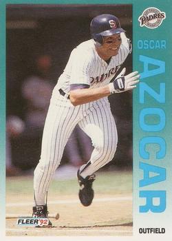 1992 Fleer #598 Oscar Azocar Front