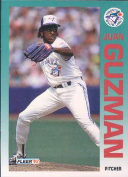 1992 Fleer #330 Juan Guzman Front