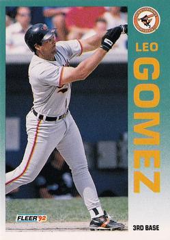 1992 Fleer #8 Leo Gomez Front
