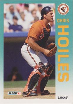 1992 Fleer #9 Chris Hoiles Front