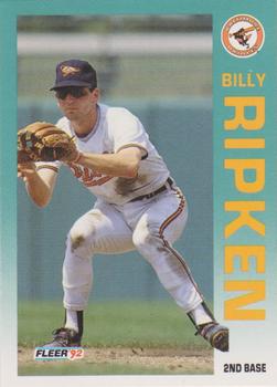 1992 Fleer #25 Billy Ripken Front