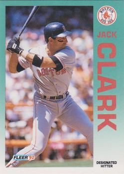1992 Fleer #36 Jack Clark Front