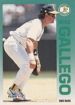 1992 Fleer #256 Mike Gallego Front