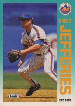 1992 Fleer #508 Gregg Jefferies Front