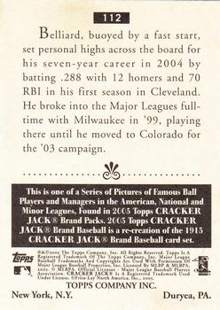 2005 Topps Cracker Jack #112 Ronnie Belliard Back