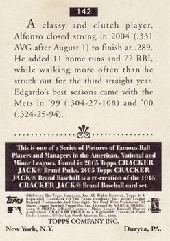 2005 Topps Cracker Jack #142 Edgardo Alfonzo Back