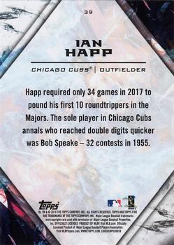 2018 Topps Fire #39 Ian Happ Back