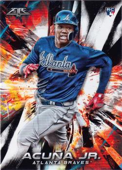 2018 Topps Fire #109 Ronald Acuña Jr. Front