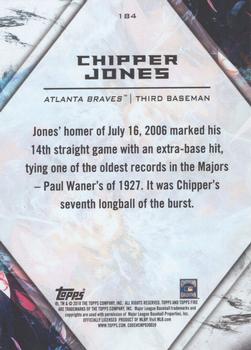 2018 Topps Fire #184 Chipper Jones Back