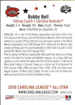 2018 Choice Carolina League All-Stars #24 Bobby Bell Back