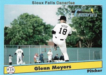 1995 Grandstand Sioux Falls Canaries #NNO Glenn Meyers Front