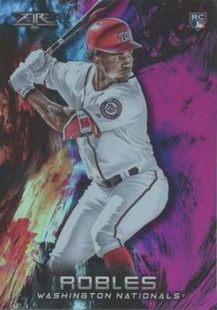 2018 Topps Fire - Magenta #25 Victor Robles Front