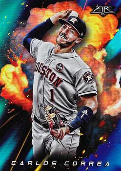 2018 Topps Fire - Cannons #C-9 Carlos Correa Front