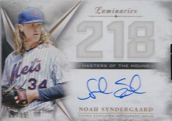 2018 Topps Luminaries - Masters of the Mound Autographs #MM-NS Noah Syndergaard Front