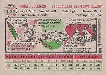 2005 Topps Heritage #127 Ronnie Belliard Back