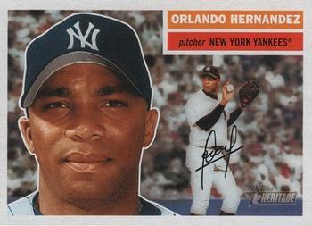 2005 Topps Heritage #154 Orlando Hernandez Front