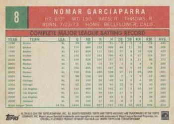 2018 Topps Archives - 1959 and 1977 Signature Omissions #8 Nomar Garciaparra Back