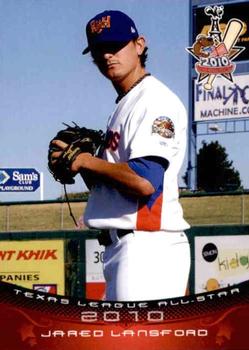 2010 Grandstand Texas League All-Stars South Division #17 Jared Lansford Front