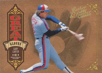 2005 Donruss Leather & Lumber - Great Gloves Gold #GG-2 Gary Carter Front