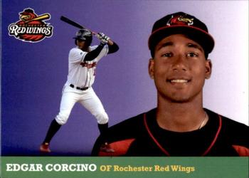 2017 Rochester Red Wings SGA #6 Edgar Corcino Front