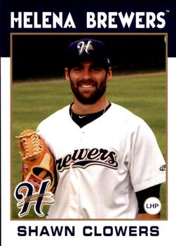 2016 Grandstand Helena Brewers #3 Shawn Clowers Front