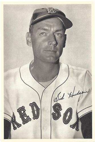 1954 Boston Red Sox Picture Pack #NNO Sid Hudson Front