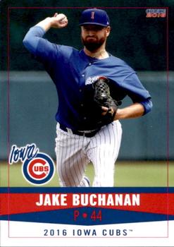 2016 Choice Iowa Cubs #6 Jake Buchanan Front