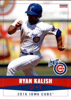 2016 Choice Iowa Cubs #11 Ryan Kalish Front